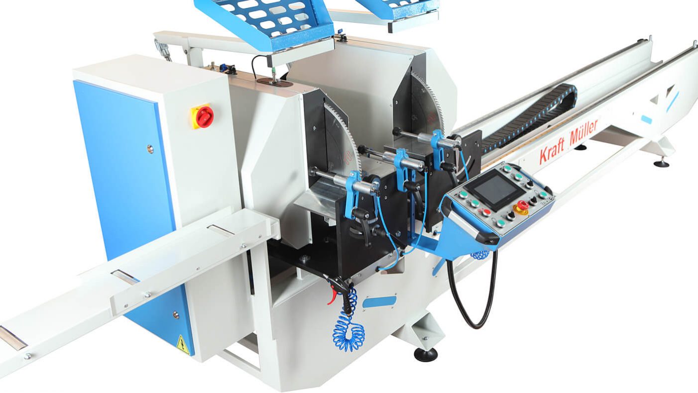 Automatic Double Head Cutting Machine For UPVC And Aluminium Profiles